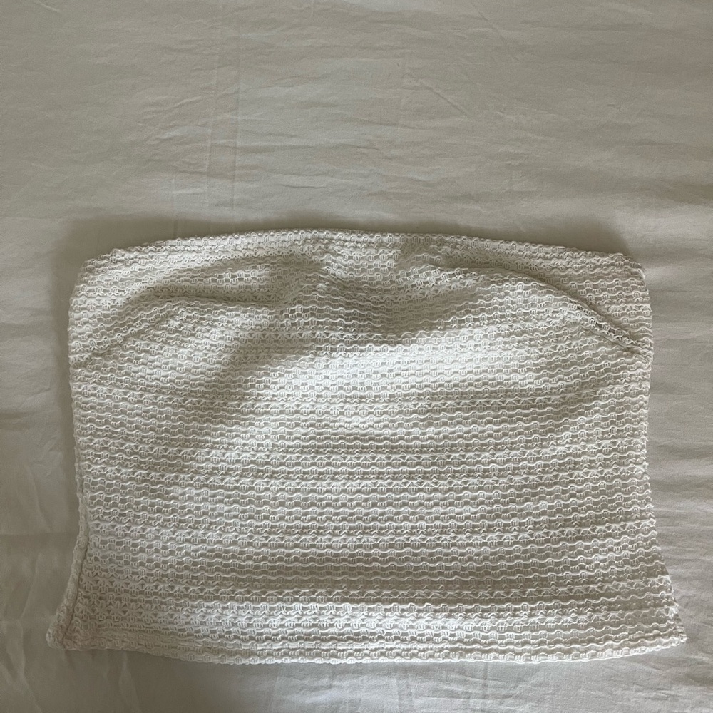 Princess Polly White Strapless Top